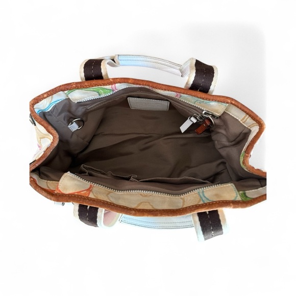 Vintage Coach Patterned Bag - Picture 7 of 8